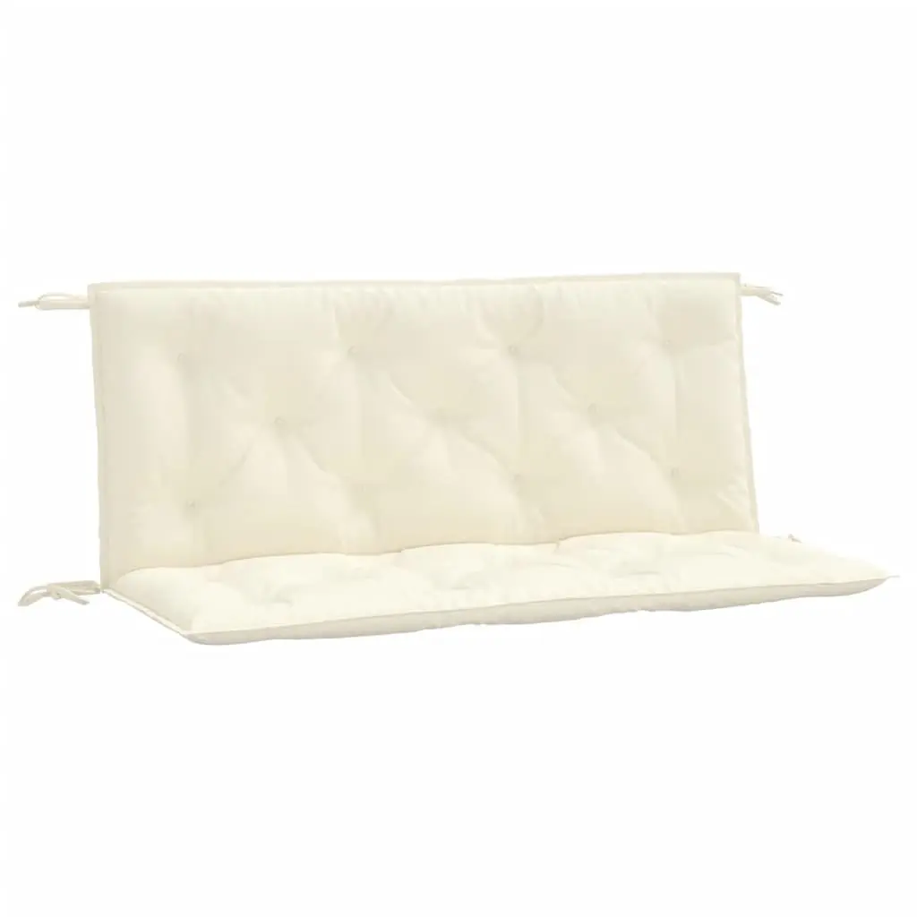 2 Pack Cream Garden Bench Cushions