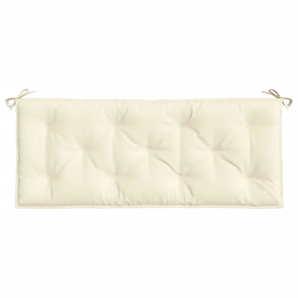 2 Pack Cream Garden Bench Cushions