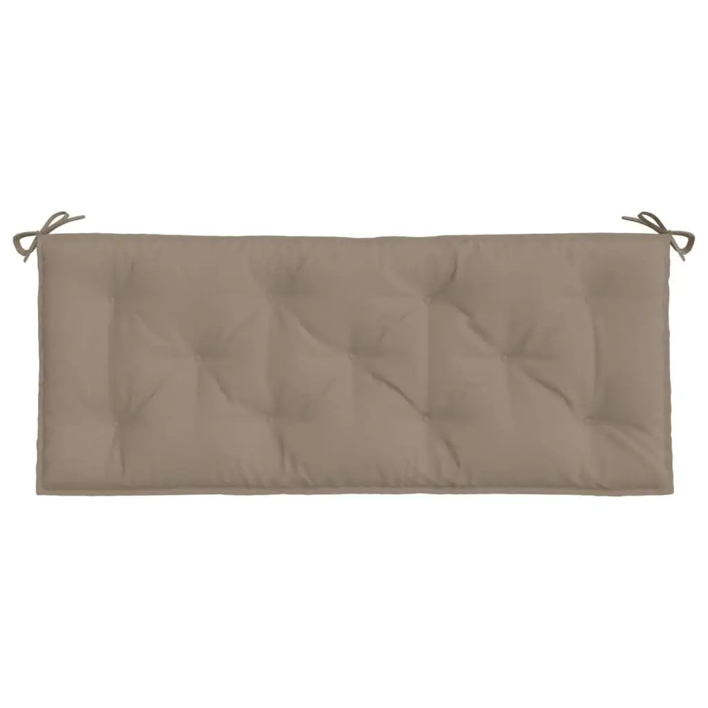 Garden Bench Cushions 2 Pack Taupe