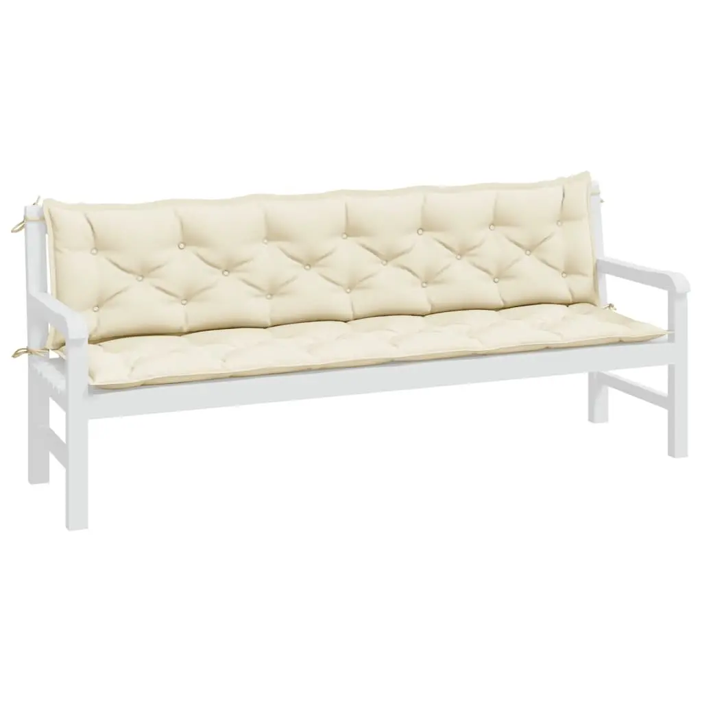 Garden Bench Cushions 2pcs