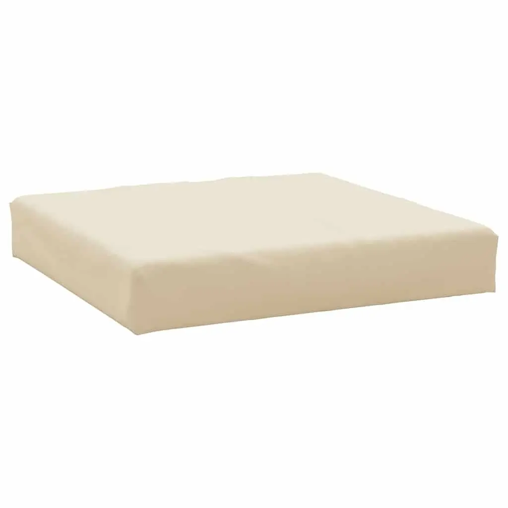 Outdoor Sofa Seat Pad Cushions 2 Pieces Beige Oxford Fabric