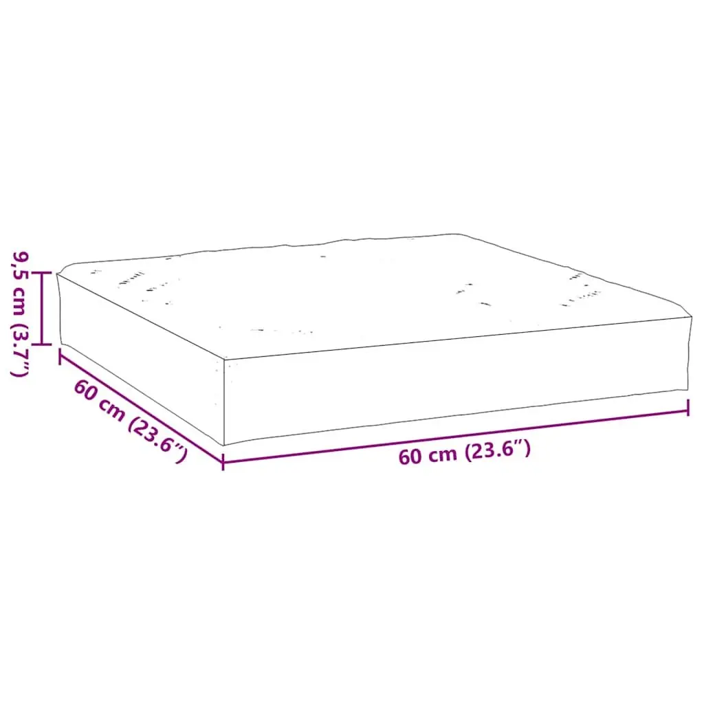 Grey Pallet Cushion 60x60x9.5cm