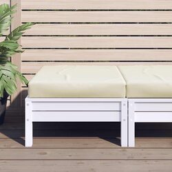 60x60x9.5cm Pallet Cushion in Cream - Durable Oxford Fabric