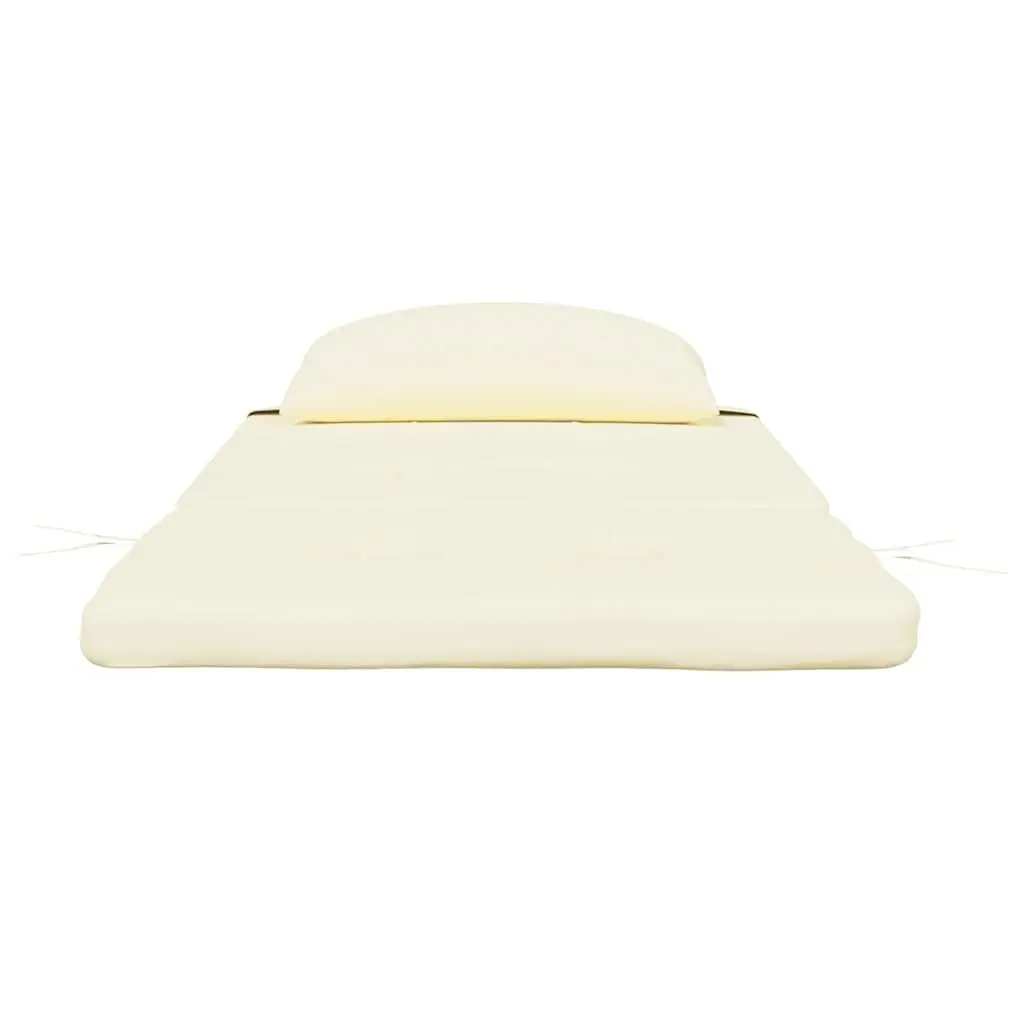 Adirondack Chair Cushions Outdoor Garden Patio 2 Piece Cream Oxford Fabric