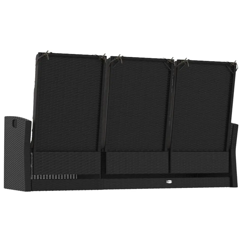 Reclining Garden Bench for Outdoor Use 173cm with Cushions