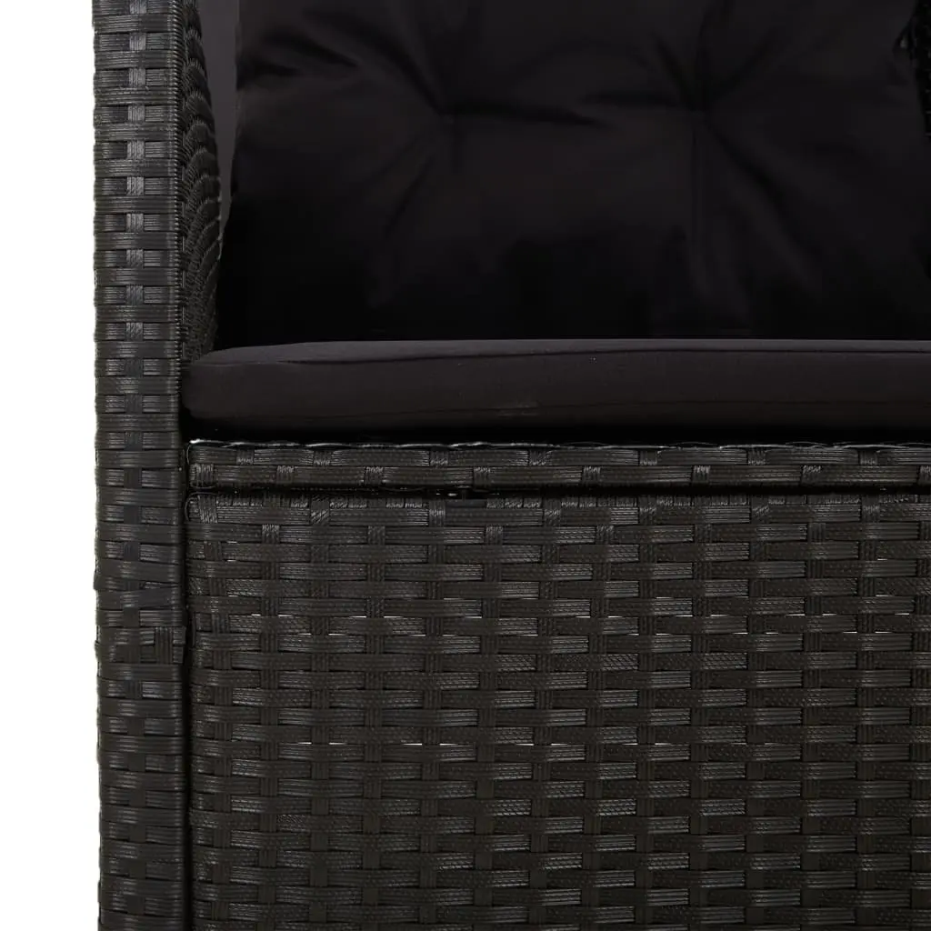 Reclining Garden Bench with Cushions