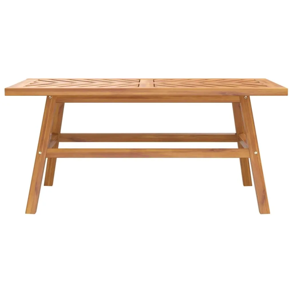 Coffee Table 100x50x45 cm in Solid Acacia Wood