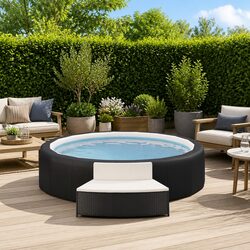 Specifications of Cushioned Spa Benches Set of 2 Black
