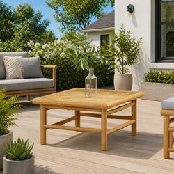 Bamboo Garden Table Specifications: 65x55x30cm