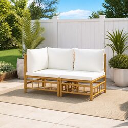 Specifications of Outdoor Modular Bamboo Lounge Set