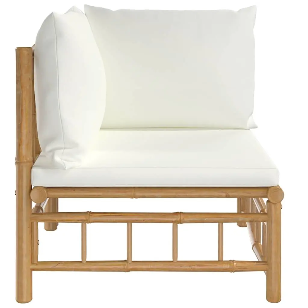 Outdoor Corner Sofa Sectional Garden Furniture Set with Cushions and Backrest