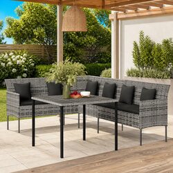 Specifications of the Garden Dining Set with Cushions