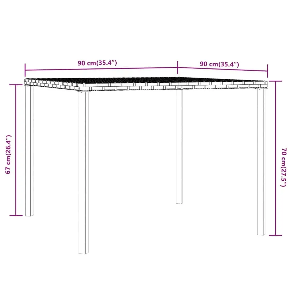 Garden Dining Set with Cushions