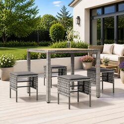 Garden Footstools Set of 4 - Dimensions & Specs Included
