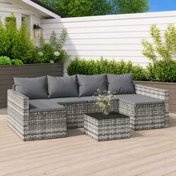 Specifications of Grey Rattan Garden Lounge Set