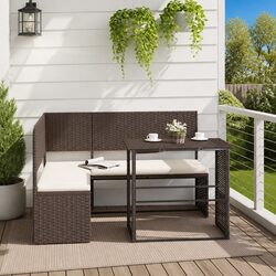 L-Shaped Garden Sofa Set: Specifications & Features