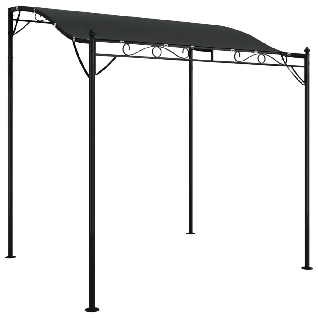 Outdoor Canopy Gazebo Tent 2x2.3m Garden Anthracite Waterproof Steel Frame