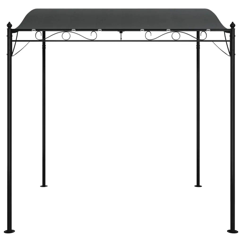 Outdoor Canopy Gazebo Tent 2x2.3m Garden Anthracite Waterproof Steel Frame