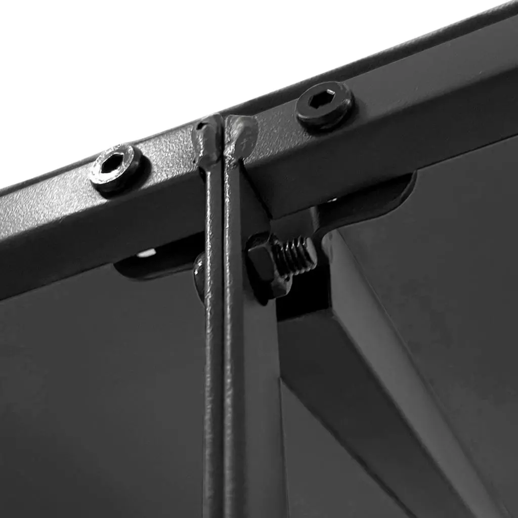 Outdoor Canopy Gazebo Tent 2x2.3m Garden Anthracite Waterproof Steel Frame