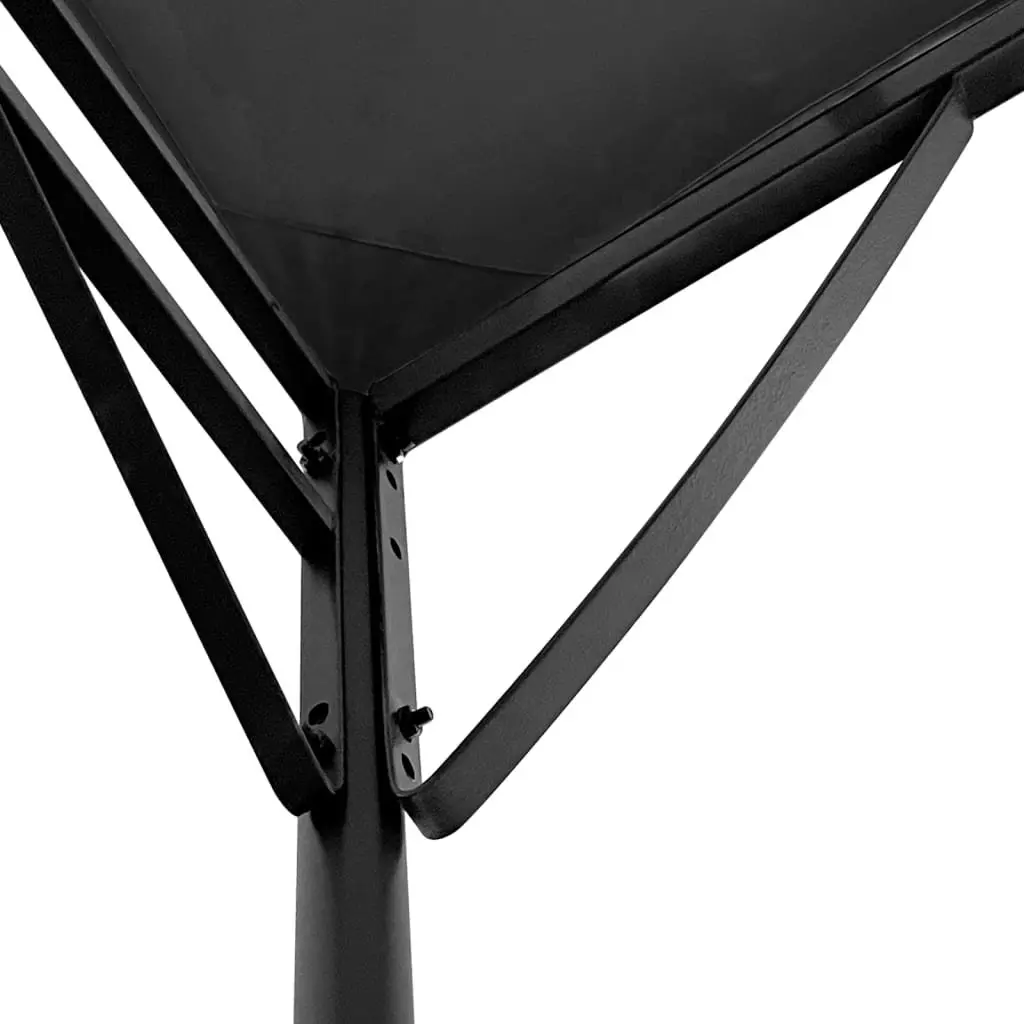 Outdoor Canopy Gazebo Tent 2x2.3m Garden Anthracite Waterproof Steel Frame
