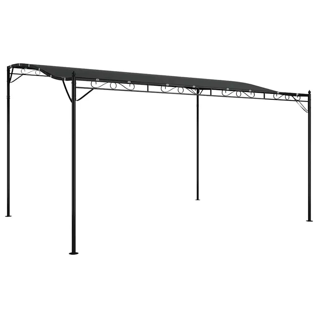 Garden Gazebo Canopy 4x3 m Outdoor Anthracite Steel Frame