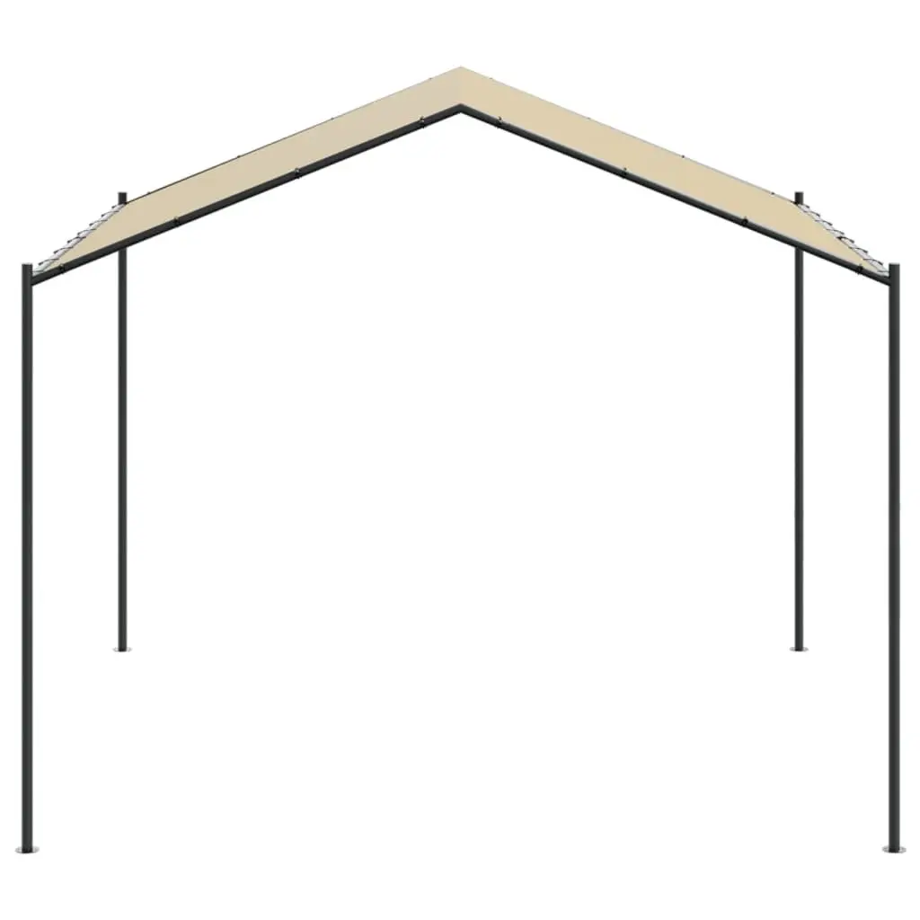 Canopy Tent 4x4m Beige Outdoor Garden Gazebo Patio Shelter Steel Frame Event