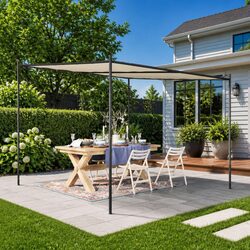 Specifications of Beige Gazebo 3x3 m with Steel Frame
