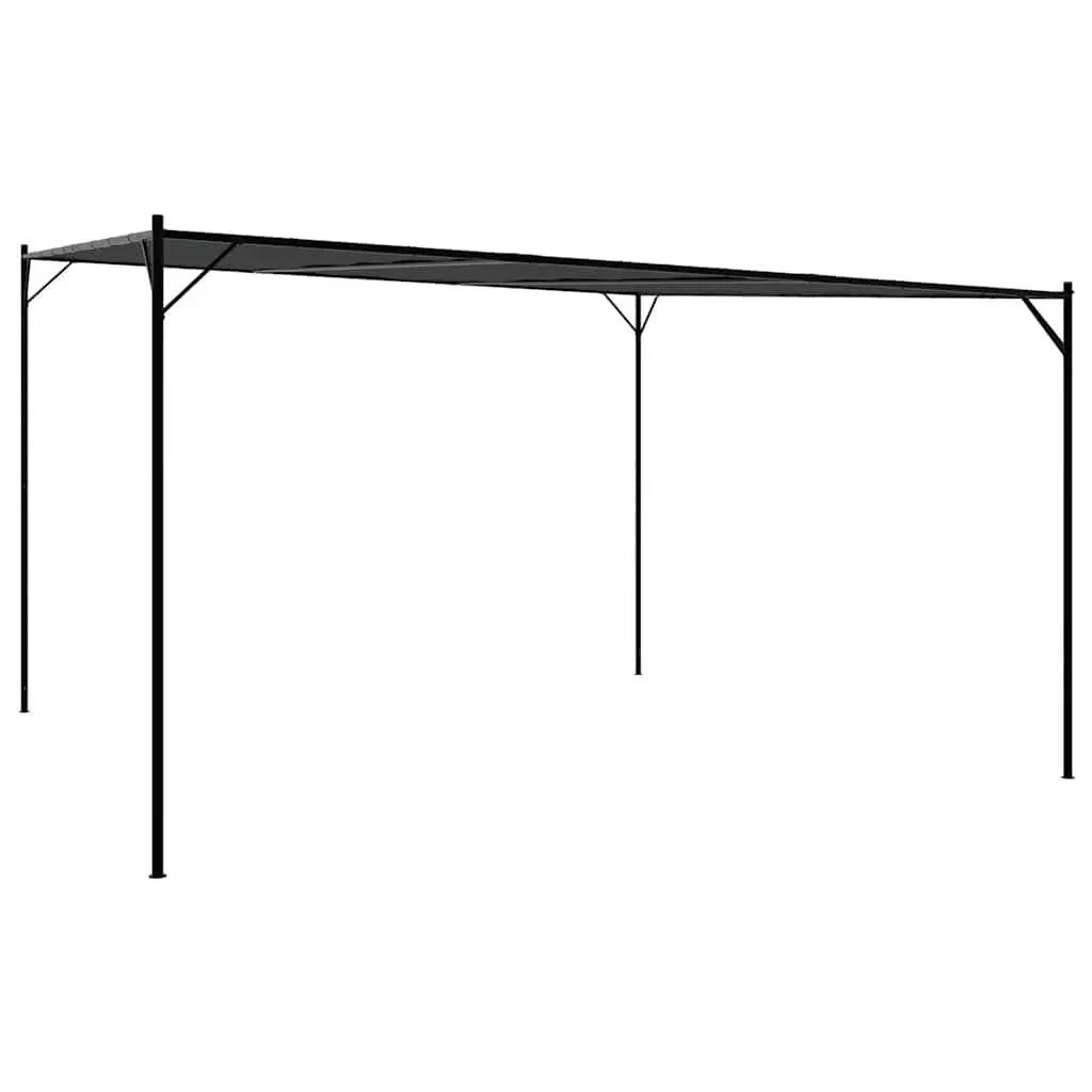 Gazebo Outdoor 4x4 m Water-Resistant Polyester Steel Frame