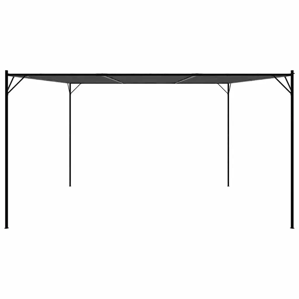 Gazebo Outdoor 4x4 m Water-Resistant Polyester Steel Frame