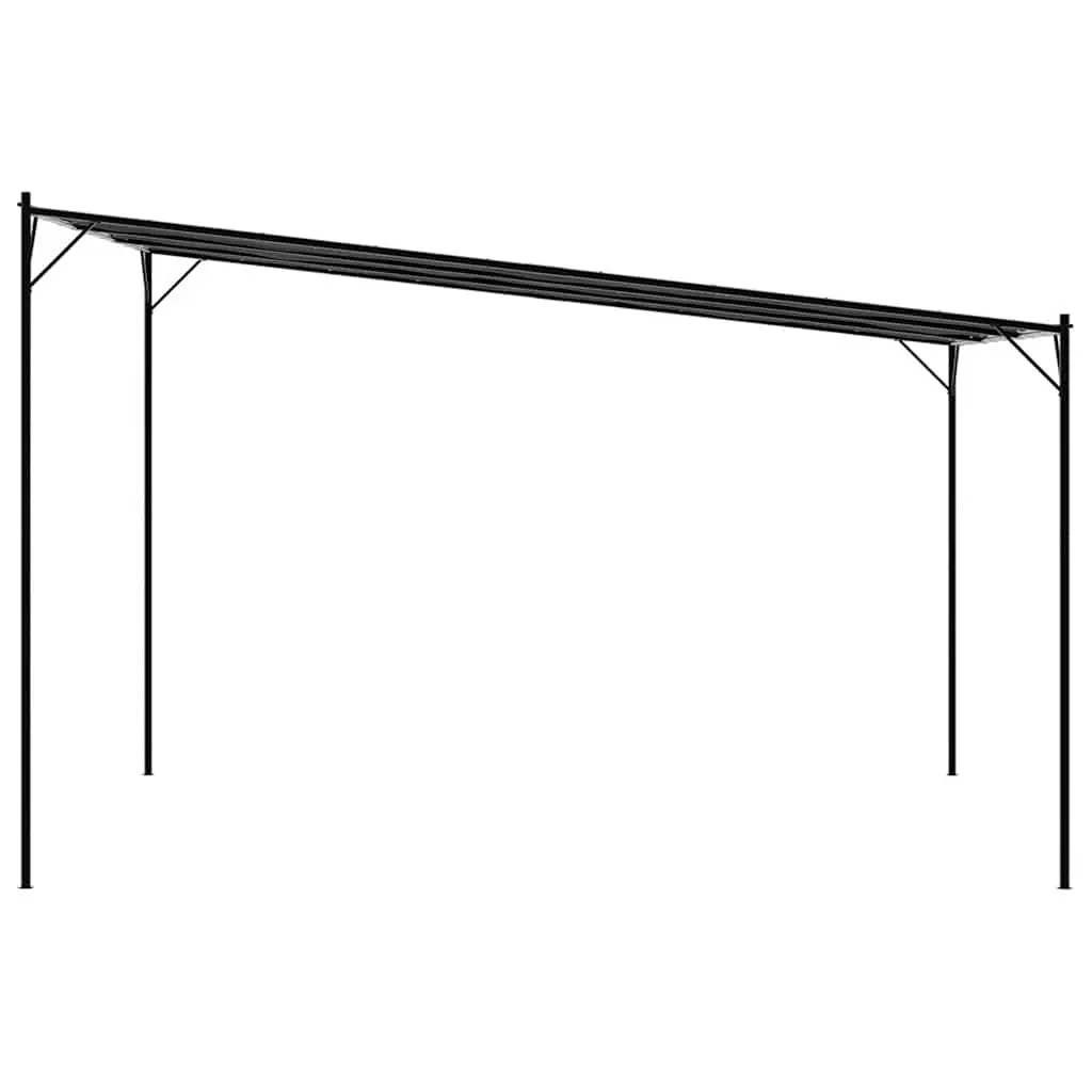 Gazebo Outdoor 4x4 m Water-Resistant Polyester Steel Frame