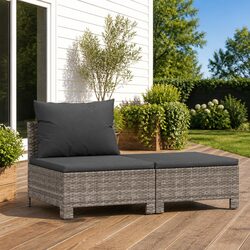 Specifications of 2 Piece Outdoor Lounge Set Grey