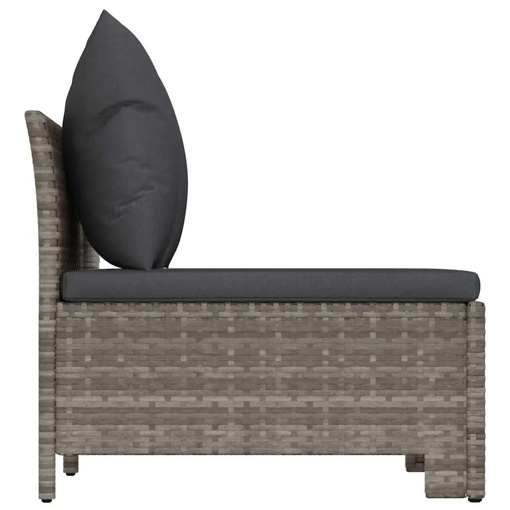 2-Seater Garden Sofa Outdoor Patio Couch Grey