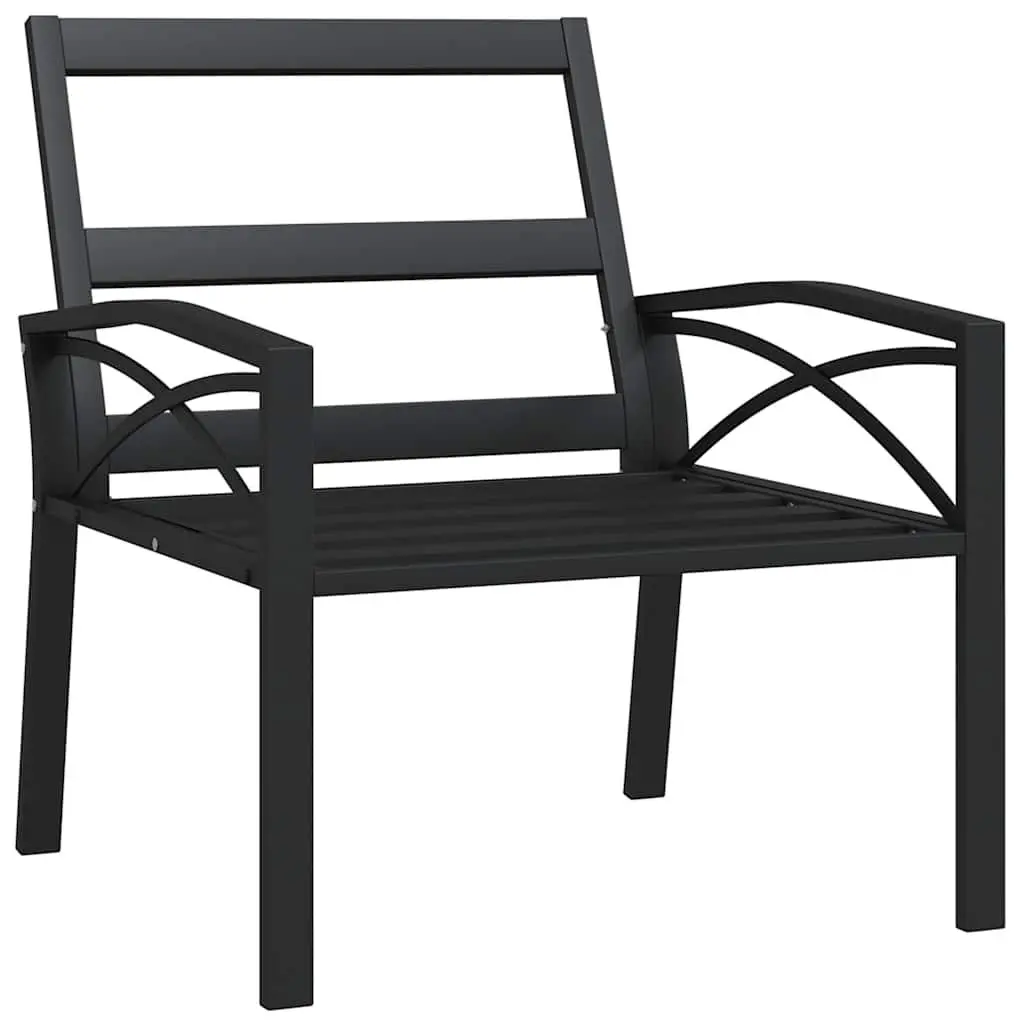 Outdoor Garden Chairs Set 2 Piece Patio Seating Steel Frame with Cushions