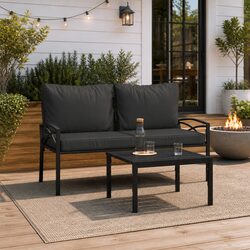 Garden Chairs with Cushions - 2 pcs Specifications