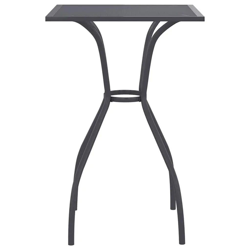Garden Table Outdoor Patio 50x50x72cm Steel Mesh Dining Furniture