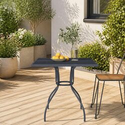 Garden Table Specifications: 80x80x72.5cm Steel Mesh Design