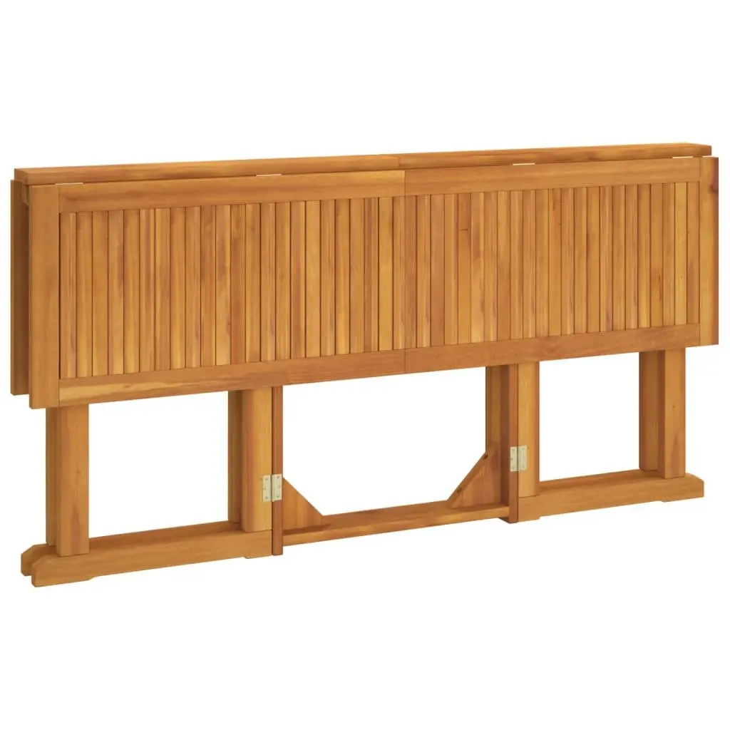 Folding Butterfly Garden Table Outdoor Use 150 x 90 x 75 cm Brown Wooden