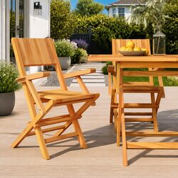 Dimensions and Specs for Folding Garden Chairs, 2 pcs