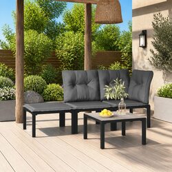 4-Piece Modular Outdoor Lounge Set - Specs and Features