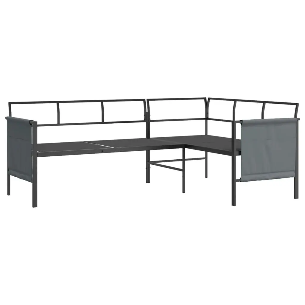 Anthracite Garden Corner Sofa Set