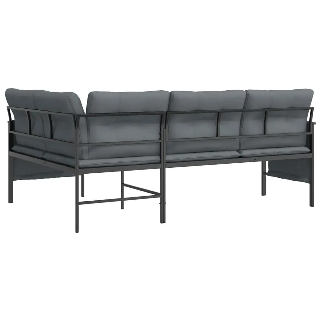 Anthracite Garden Corner Sofa Set