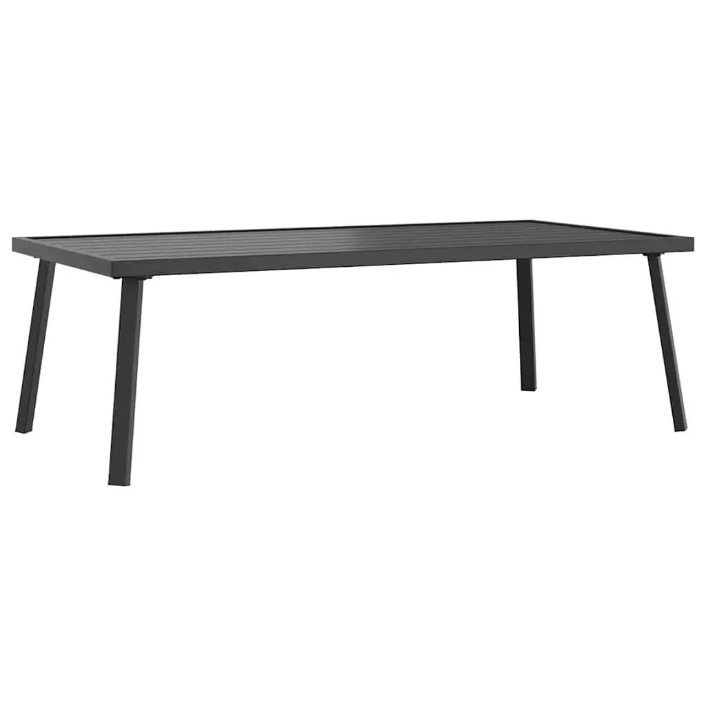 Garden Coffee Table Anthracite 110x55x35cm Outdoor Patio Furniture