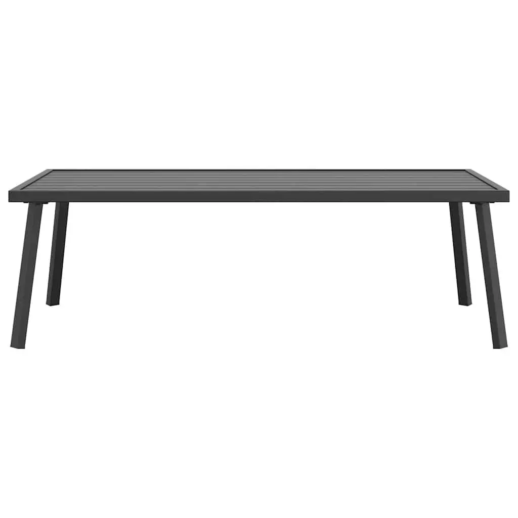 Garden Coffee Table Anthracite 110x55x35cm Outdoor Patio Furniture