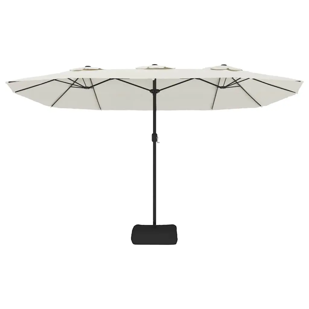 Double-Head Outdoor Parasol Patio Sun Shade 449x265cm