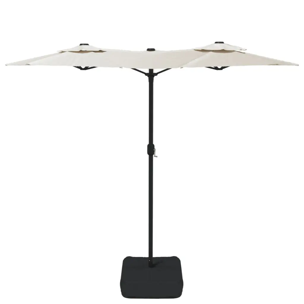 Double-Head Garden Parasol Outdoor Shade Umbrella 316x145cm