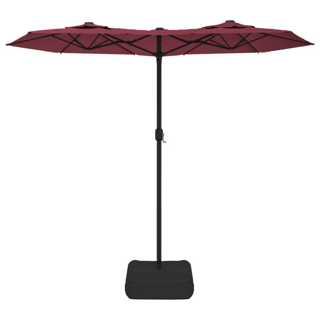 Double-Head Garden Parasol in Red