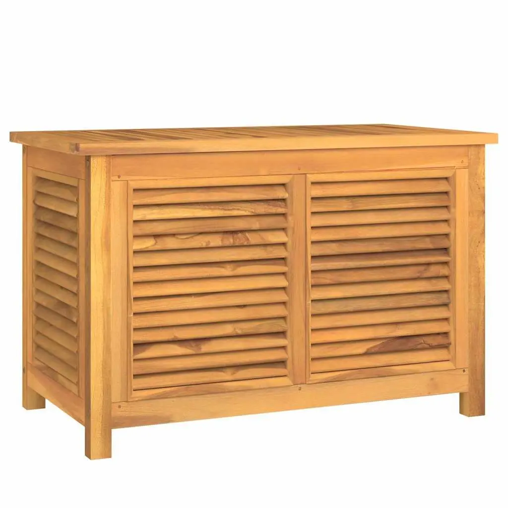 Garden Storage Box Outdoor 90x50x58 cm Teak Wood Chest