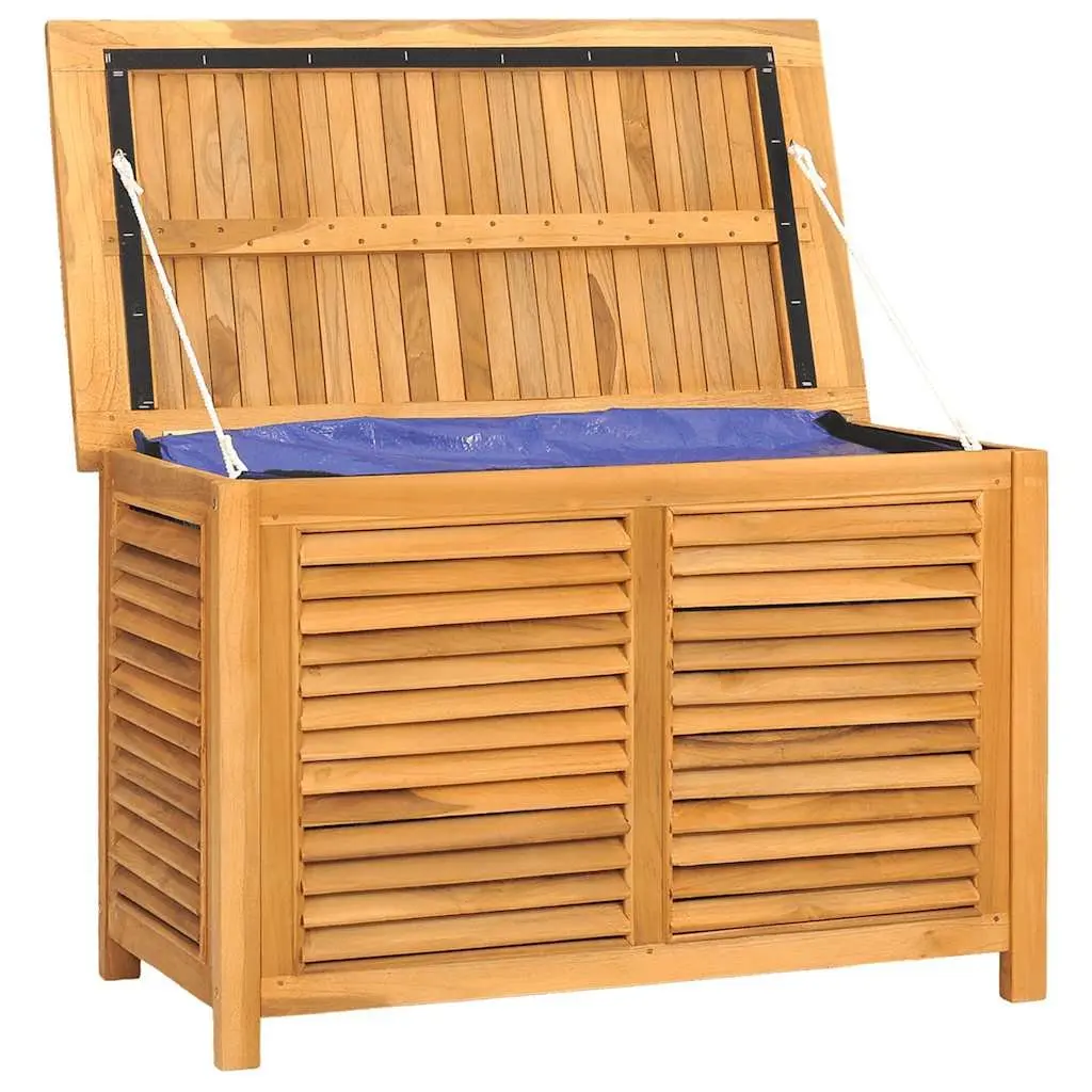 Garden Storage Box Outdoor 90x50x58 cm Teak Wood Chest