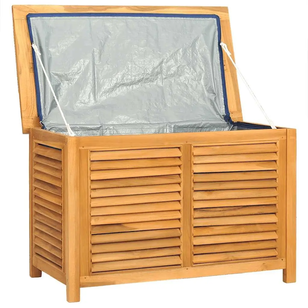 Garden Storage Box Outdoor 90x50x58 cm Teak Wood Chest