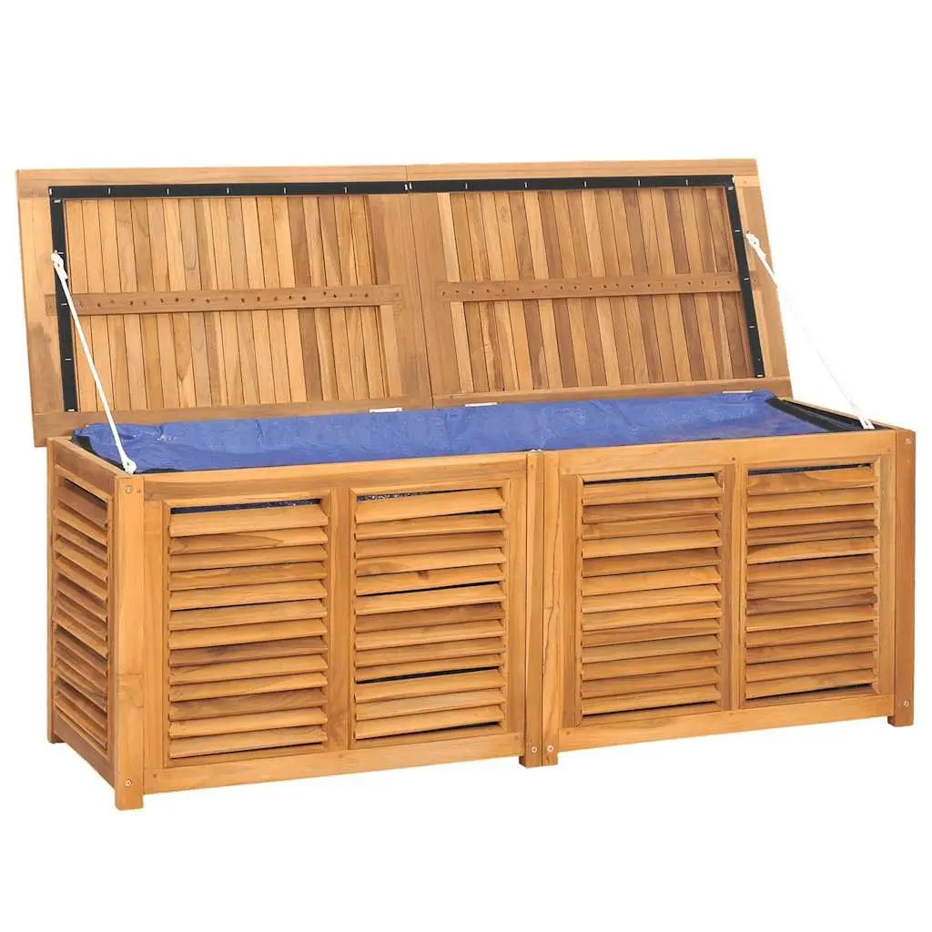 Solid Teak Wood Storage Box 150x50x55cm with PE Bag